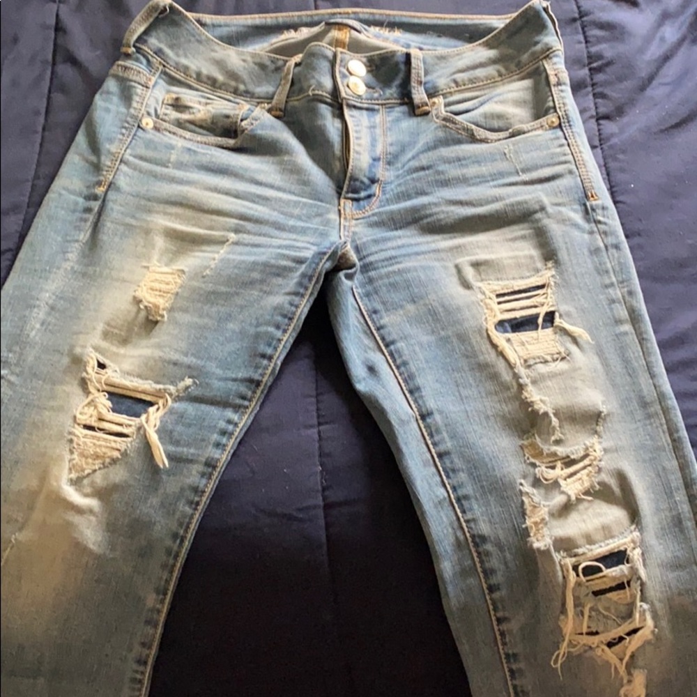 Crop jeans